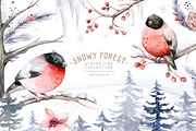 70% off Watercolor Christmas Bundle, an Animal Illustration by Peace ART (Thumbnail 11 of 37)