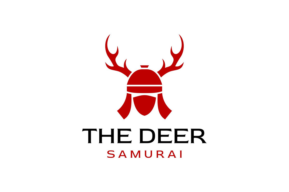 The Deer Samurai Logo, a Branding & Logo Template by Buqancreative (Photo 1 of 4)