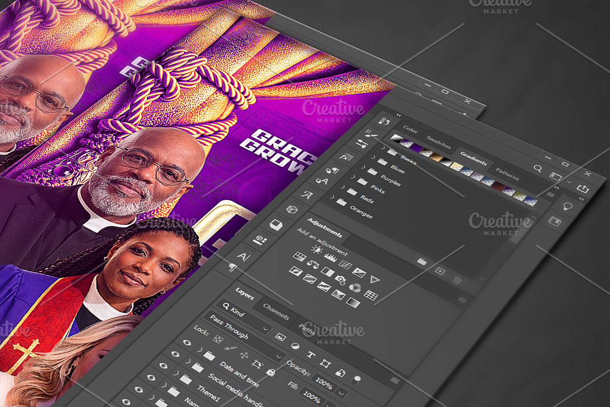 10th Anniversary Church Poster Templ, a Social Media Template by church flyer templates (Photo 9 of 9)