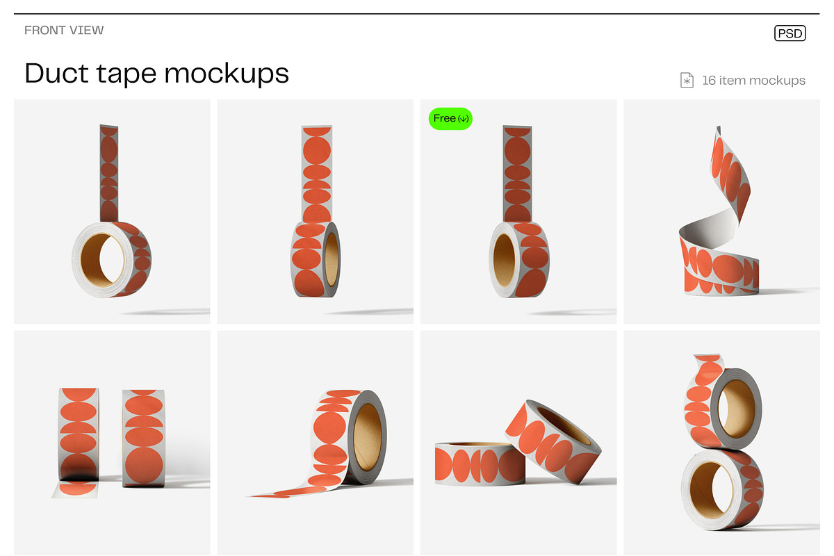 Duct tape & Box mockups, a Packaging Mockup by Creatoom (Photo 9 of 12)