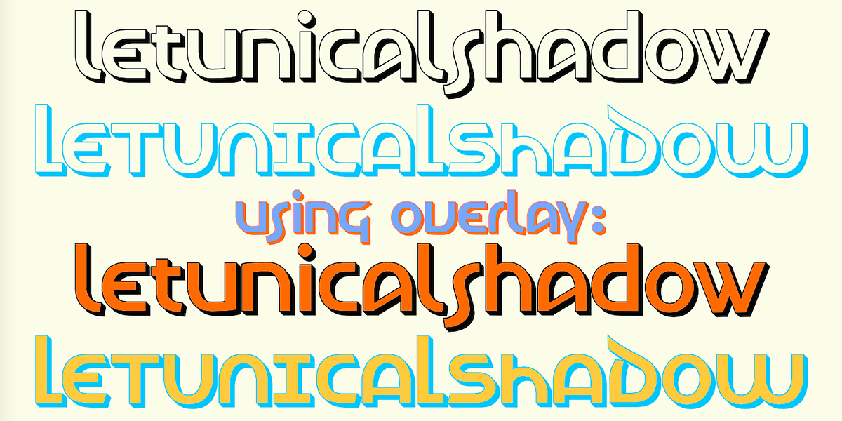 Letunical, a Sans Serif Font by Ingrimayne Type (Photo 8 of 8)