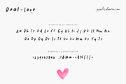Real Love Whimsical Handwritten Font, a Sans Serif Font by pixelcolours (Thumbnail 5 of 6)