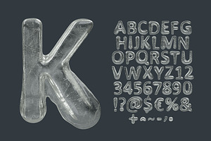 Melted Ice Font