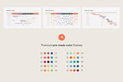 Gantt Chart PowerPoint Templates, a Presentation Template by HiSlide.io (Thumbnail 5 of 5)