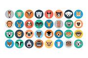 40+ Animals Flat Icons, an Emoji Icon by Creative Stall (Thumbnail 2 of 2)