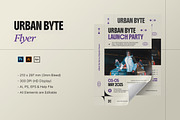 Urban Byte - Flyer Template, a Flyer Template by StreaksideStd (Thumbnail 1 of 3)