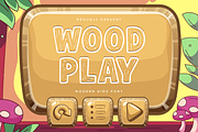 Wood Play – Modern Kids Font, a Sans Serif Font by overlaytemplates (Thumbnail 1 of 5)