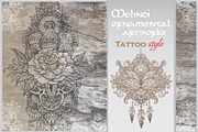 Mehndi ornamental tattoo, an Illustration by Astarta (Thumbnail 1 of 10)