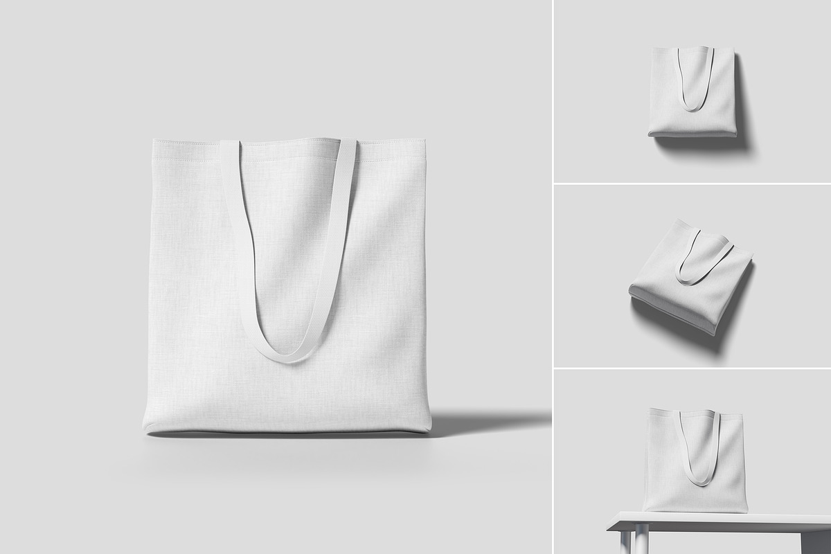 Tote Bag Mockups, a Merchandise Mockup by graphiccrew (Photo 8 of 8)