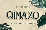 Qimaxo font, a Serif Font by VectorCraft (Thumbnail 1 of 4)