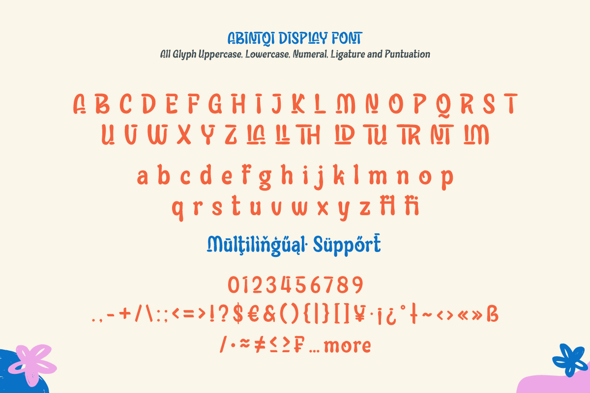 Abintqi - Playful Display Font, a Handwritten Font by twinstd (Photo 5 of 9)