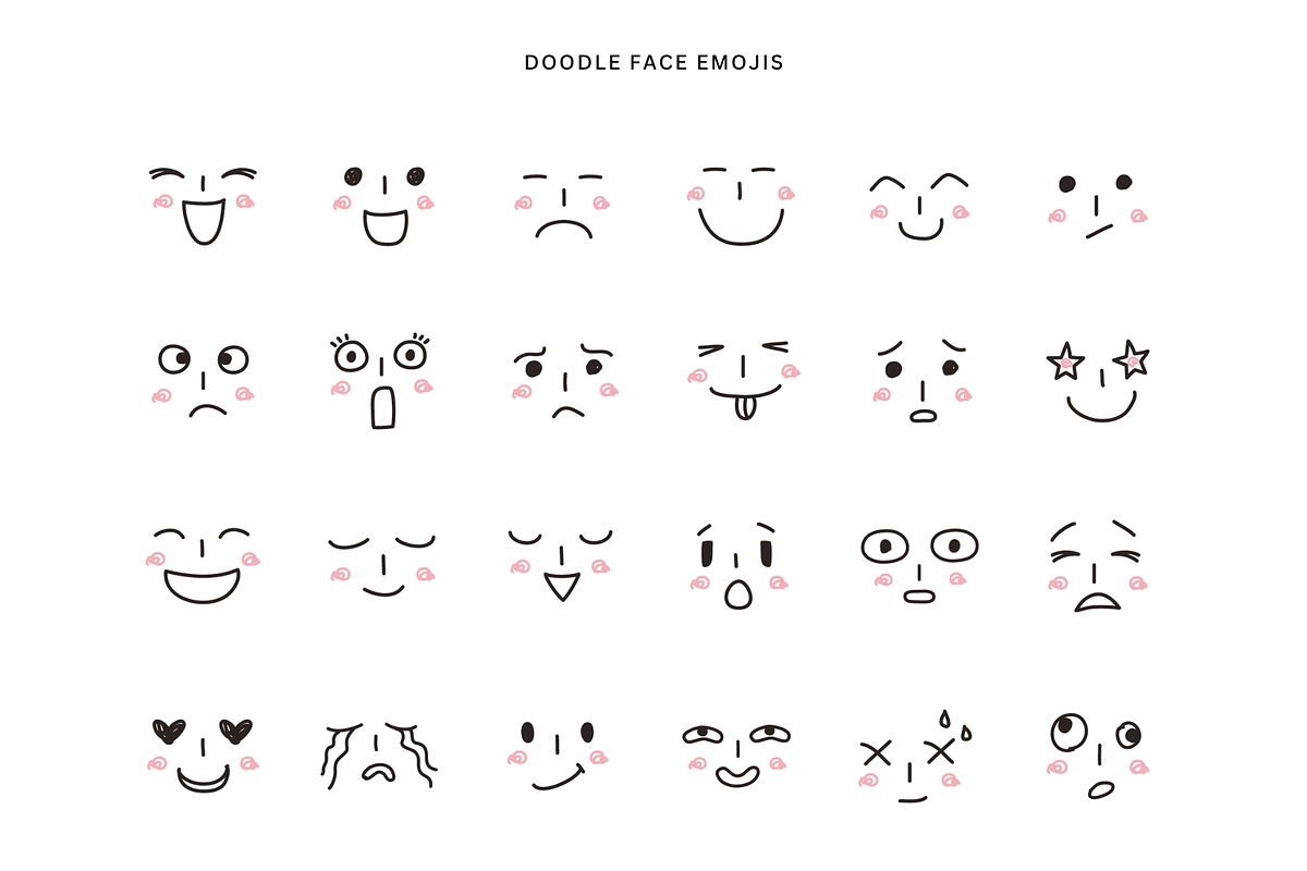 Face & text emojis, an Emoji Icon by Pinkbrush (Photo 3 of 6)