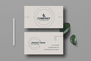 Clean Business Card, a Business Card Template by MightyDesign