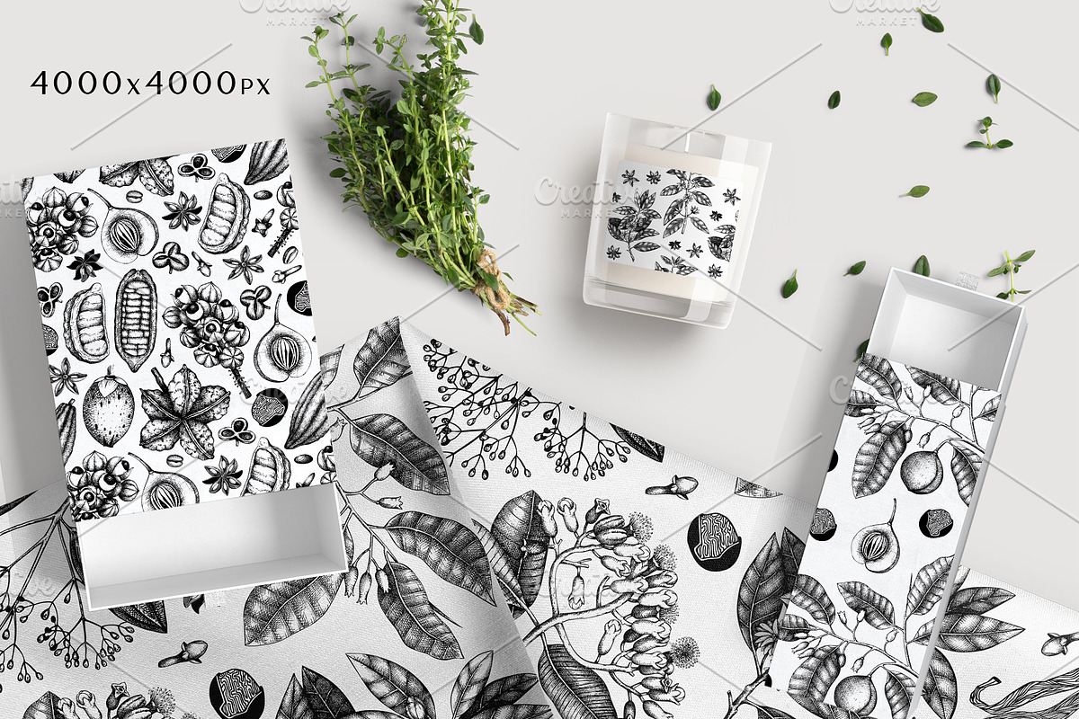 Exotic Plants. Designs & Patterns., a Pattern Graphic by Yevheniia (Photo 9 of 9)