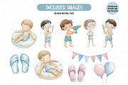 Summer Pool Clipart, Kids Summer, an Illustration by TatiMockup (Thumbnail 3 of 5)