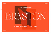 Braston - Elegant Serif Font, a Serif Font by Dora Typefoundry (Thumbnail 2 of 20)