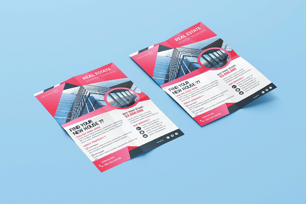Real estate sale poster template, a Poster Template by Workhu (Photo 4 of 4)