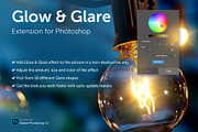 Glow & Glare - Photoshop Extension, a Plug-in Add-On by bbtools (Thumbnail 1 of 8)