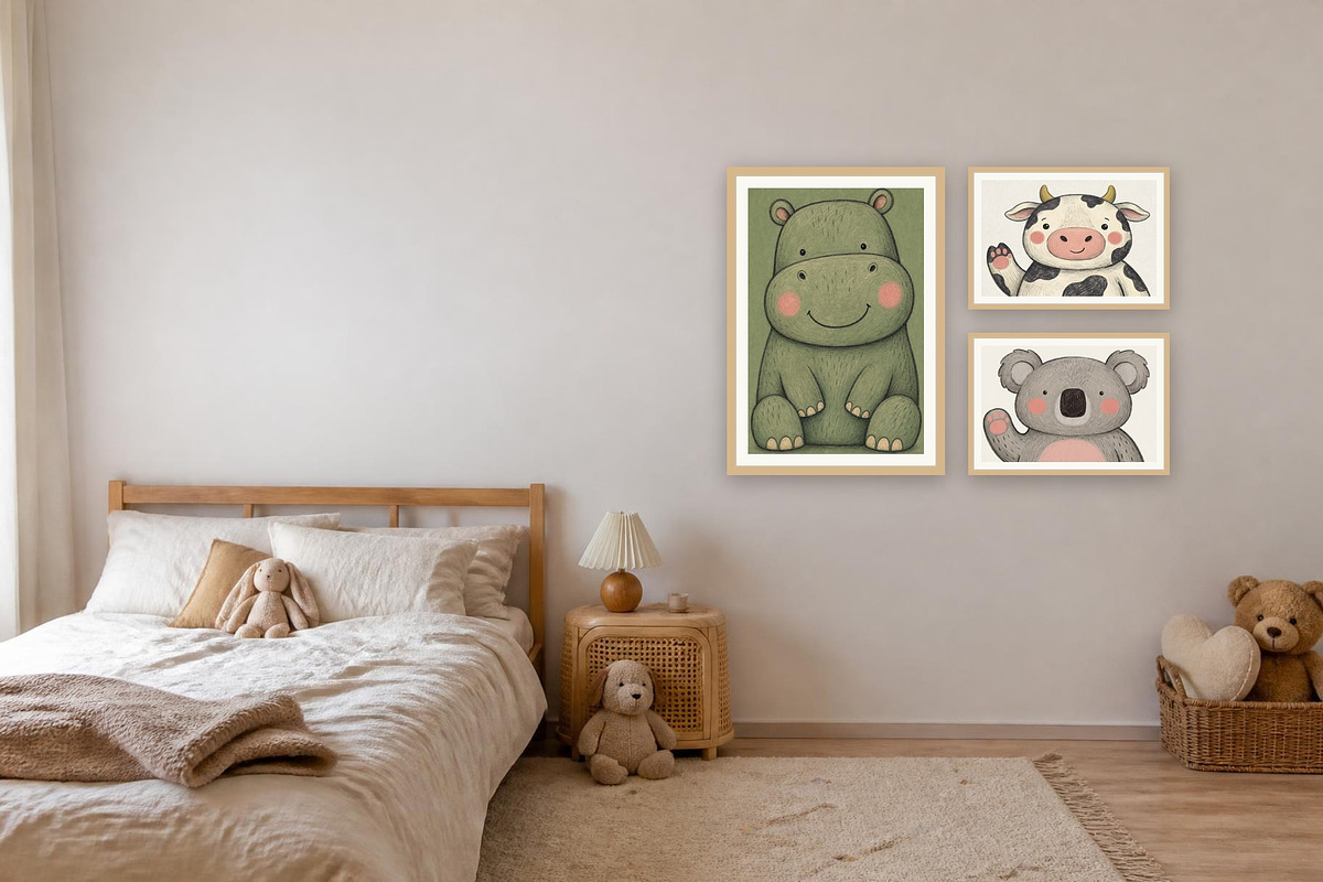 Minimalist nursery wall art, a Background Graphic by digital.incubator.yum (Photo 4 of 6)