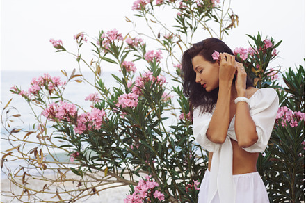 Woman in Elegant Summer Dress, a Person Photo by Emotion photo
