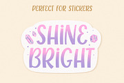 Fantasyland - quirky font, a Sans Serif Font by Kamilla.writes.letters (Thumbnail 8 of 9)