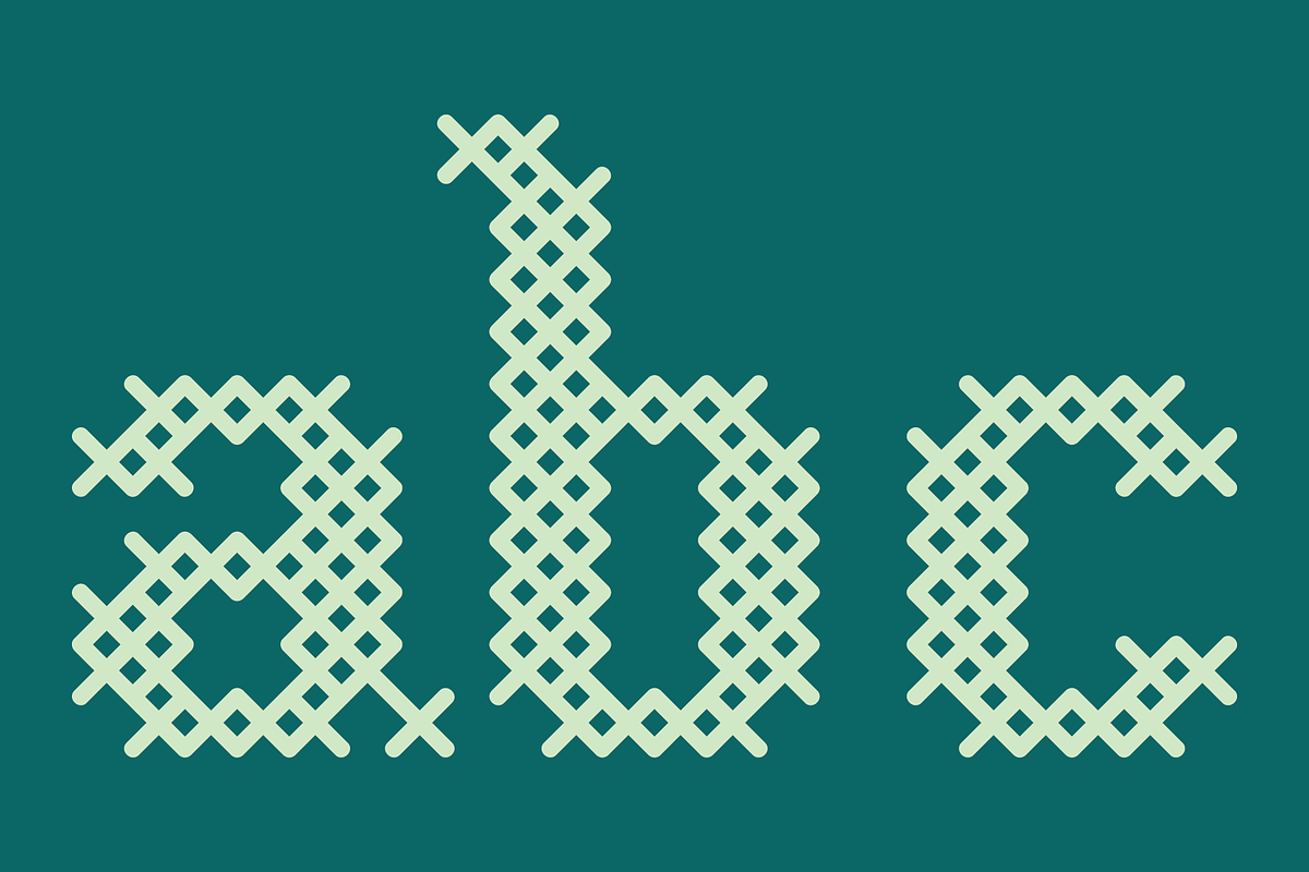 Cross Stitch Classic Font, a Font by GG Design (Photo 4 of 10)