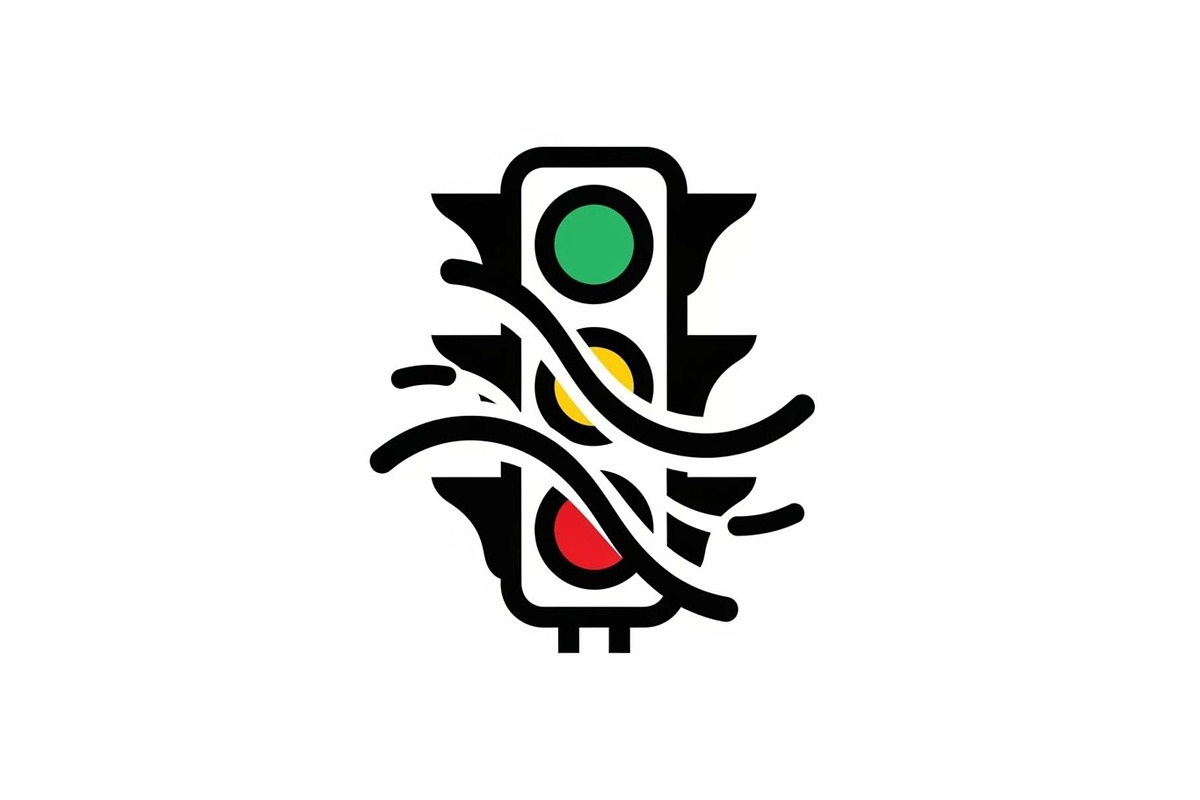 Modern Traffic Light Silhouette, a Graphic by musafir_fashion (Photo 11 of 14)