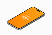 Isometric iPhone 14 Pro Mockup Pack, an iPhone Mockup by DreamVisuals (Thumbnail 2 of 6)