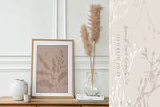Beige botanical pattern collection, a Pattern Graphic by Anna Sokol (Thumbnail 10 of 16)
