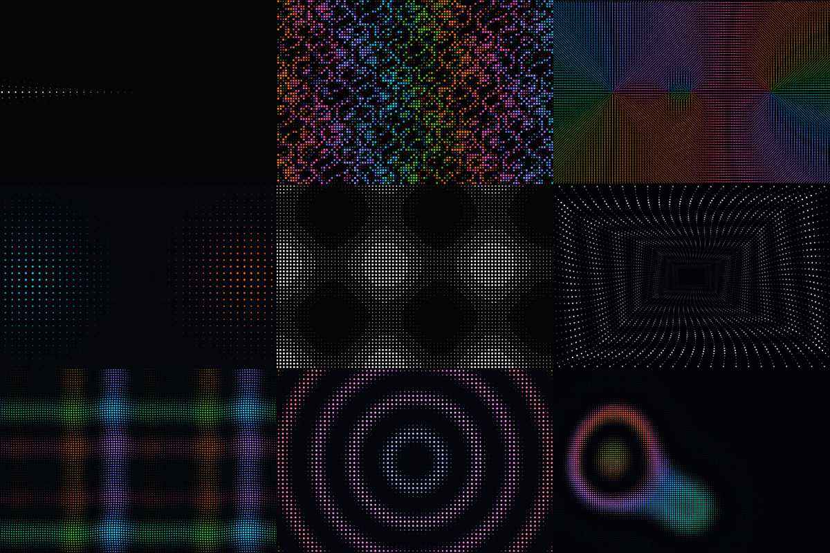 Dots Grid Backgrounds for Music, a Wallpaper Graphic by cheapmotiongraphics (Photo 5 of 8)