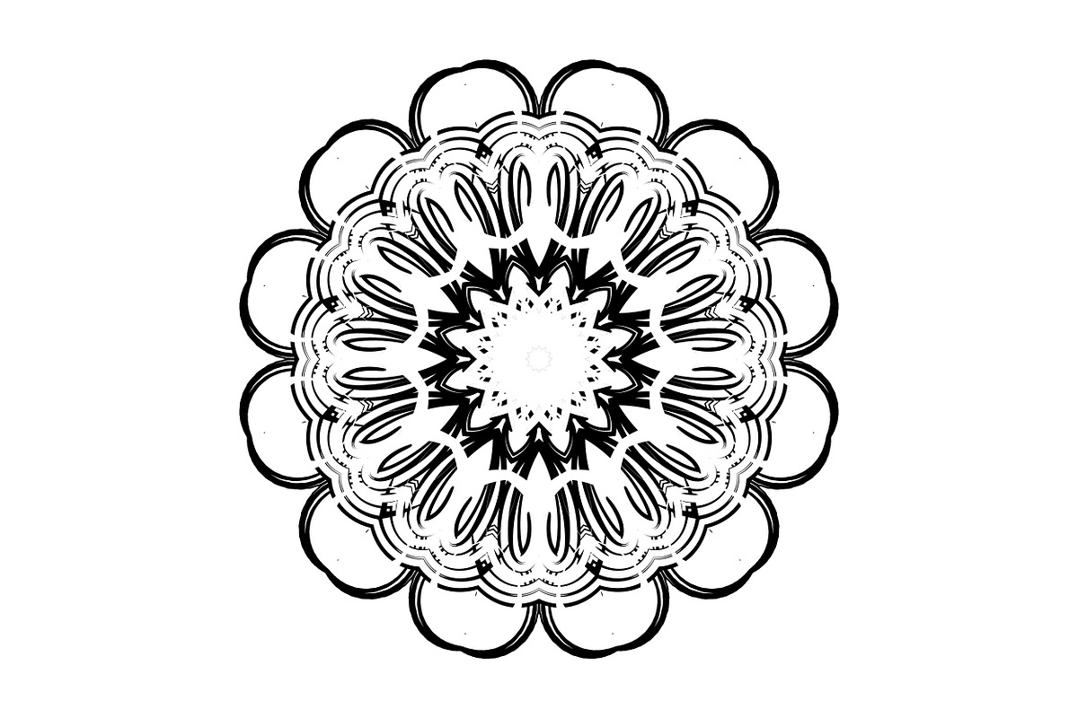 Decorative Mandala Digital Art Pack, a Decorative Illustration by NJ Himel (Photo 89 of 101)