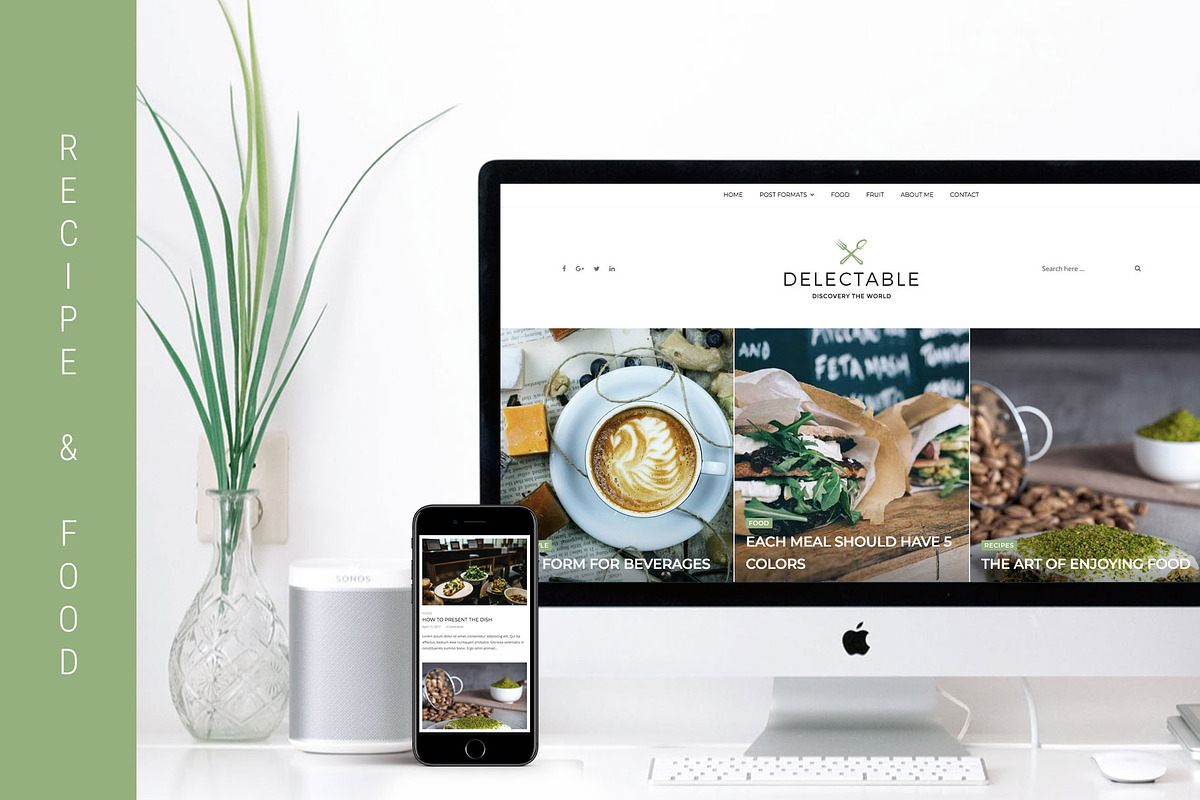 Delectable - Recipe & Food WP Theme, a WordPress Template by EasyBlog Themes (Photo 2 of 4)