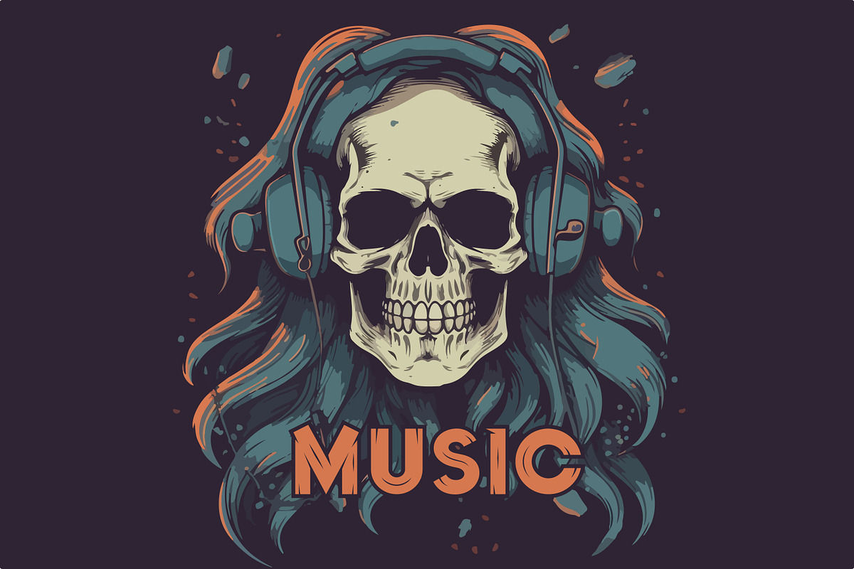 62 t-shirt designs. Big musical bund, an Animal Illustration by Fractal fonts & graphics (Photo 29 of 63)
