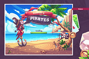 Solitare Pirates - Casual Game UI, an UI Kit Template by Nearbirds (Thumbnail 2 of 12)
