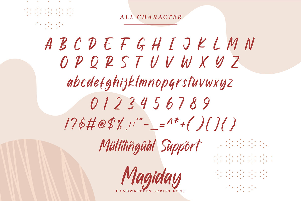 Megiday, a Script Font by Ditatype (Photo 5 of 8)