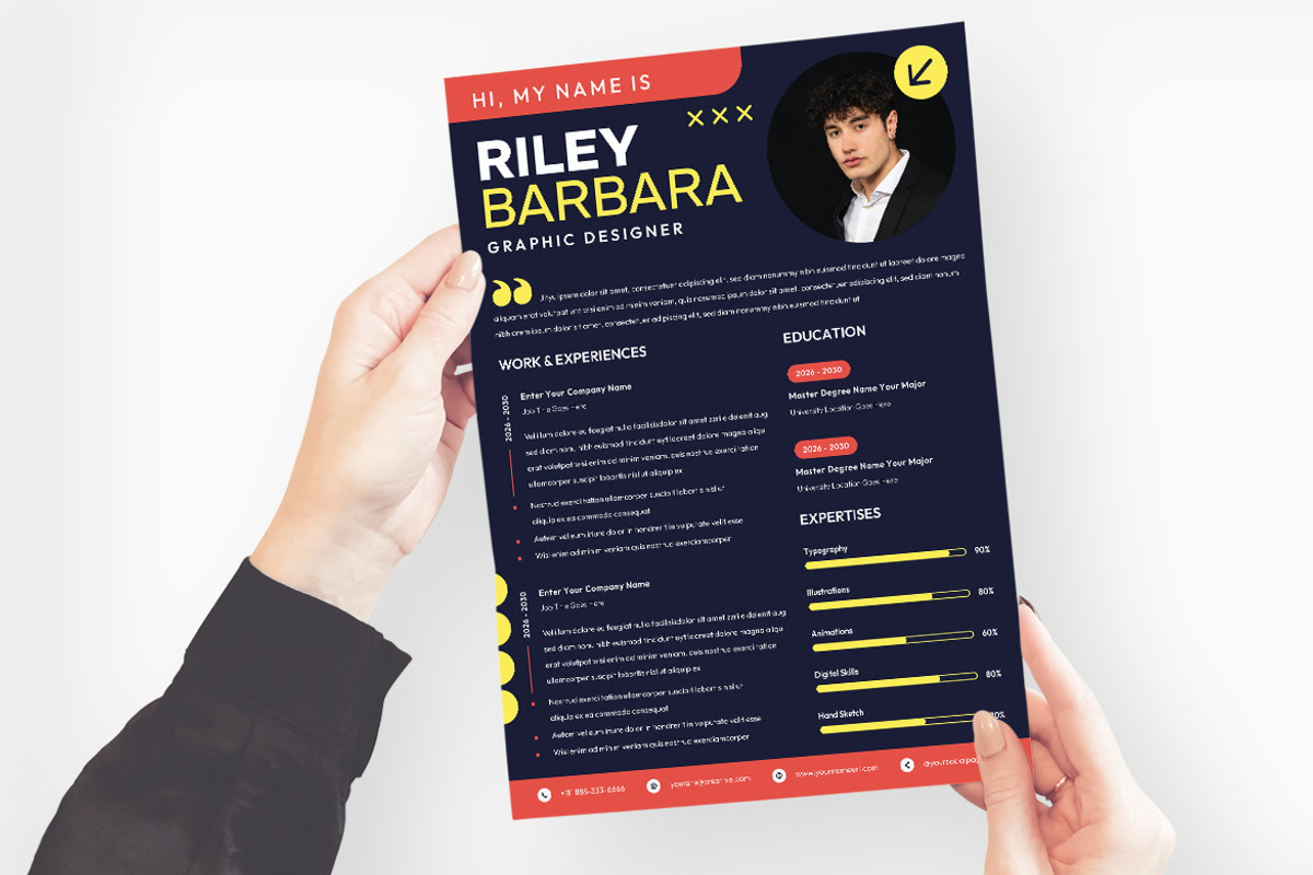 Mono Resume, a Resume Template by iDoodle Studio (Photo 3 of 4)