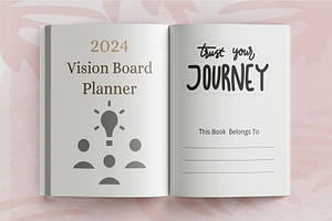 2024 Vision Board Planner Template