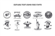 Vintage Logos Badges v10, a Branding & Logo Template by ORCA Creative Store (Thumbnail 6 of 6)