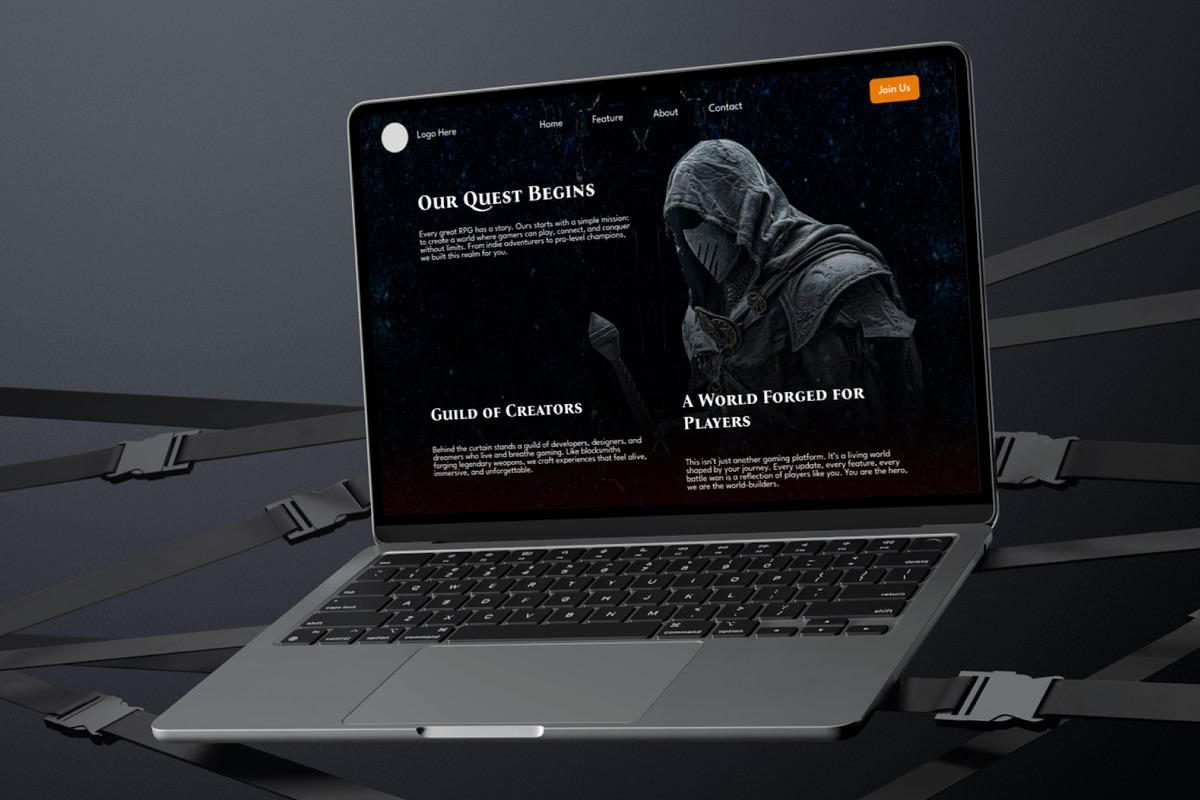 RPG Game Website Template preview 3