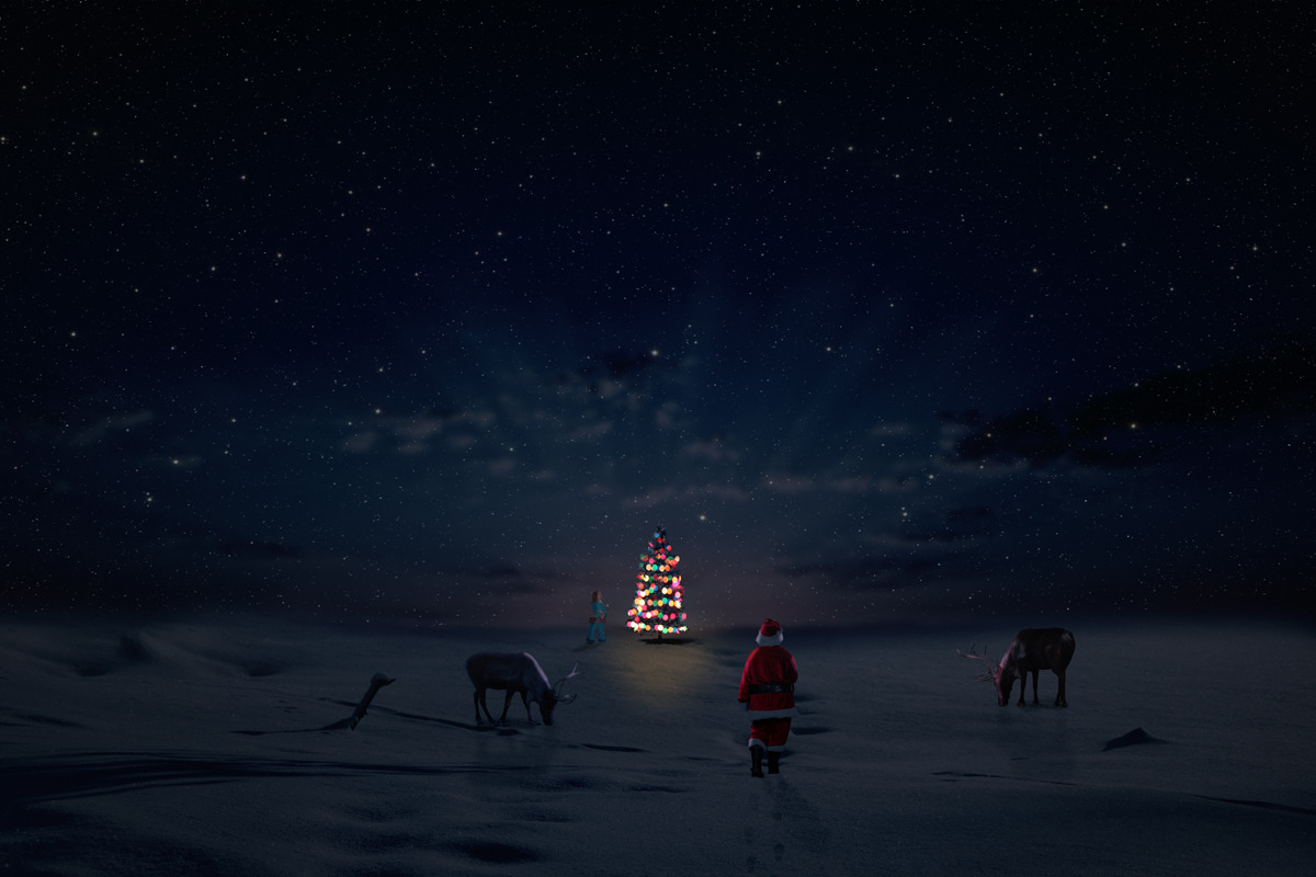 Oh Christmas Tree Digital Backdrop, an Object Graphic by DareToDream (Photo 2 of 2)