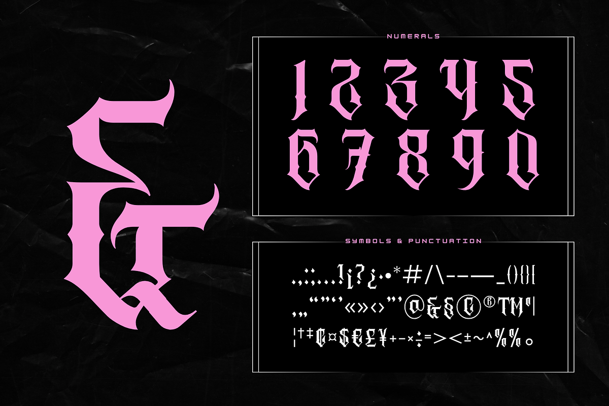 Renvor - Blackletter Font, a Blackletter Font by Nirmana Visual (Photo 4 of 7)