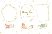 Pumpkin Gold watercolor clipart, an Illustration by Sunflower Day Love (Thumbnail 3 of 4)
