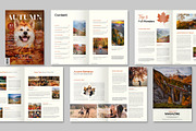 Autumn Fall Travel Magazine Template, a Brochure Template by BrandPacks (Thumbnail 2 of 6)