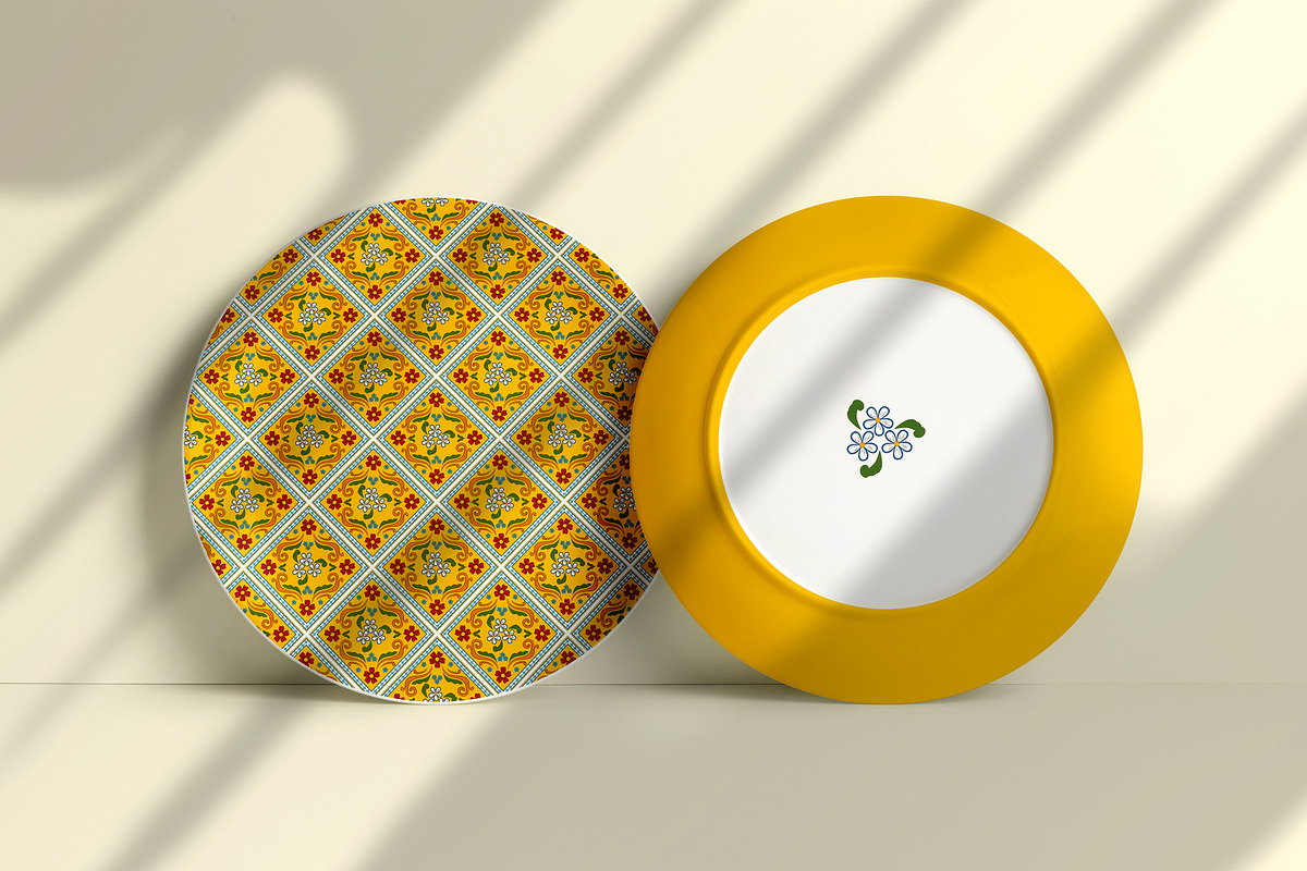 Sicilian Ceramics Pattern Collection, a Pattern Graphic by foxsong (Photo 3 of 8)