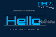 Obry font family, a Sans Serif Font by vlad.berla (Thumbnail 3 of 8)