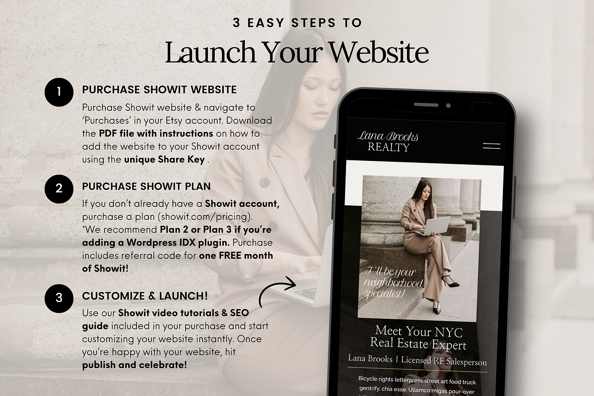 Real Estate Website Showit Template, a Squarespace Template by Warmsoulgallery (Photo 10 of 10)
