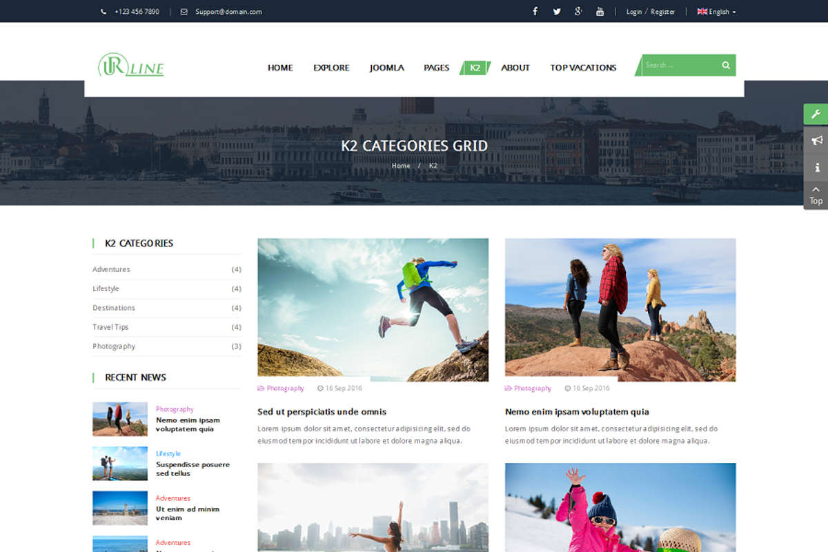 SJ Urline - Travel Joomla Template, a Websites & App Template by SmartAddons (Photo 3 of 4)