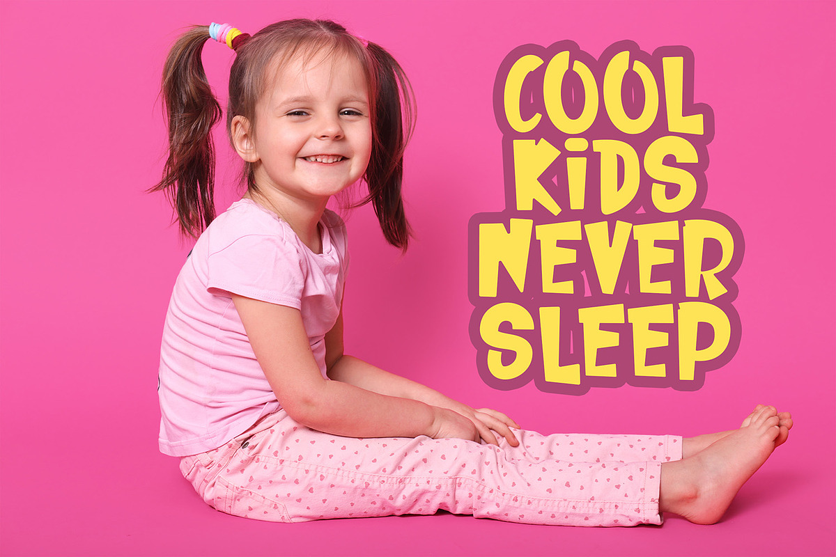 Kinder Boys - Playful Font preview 4