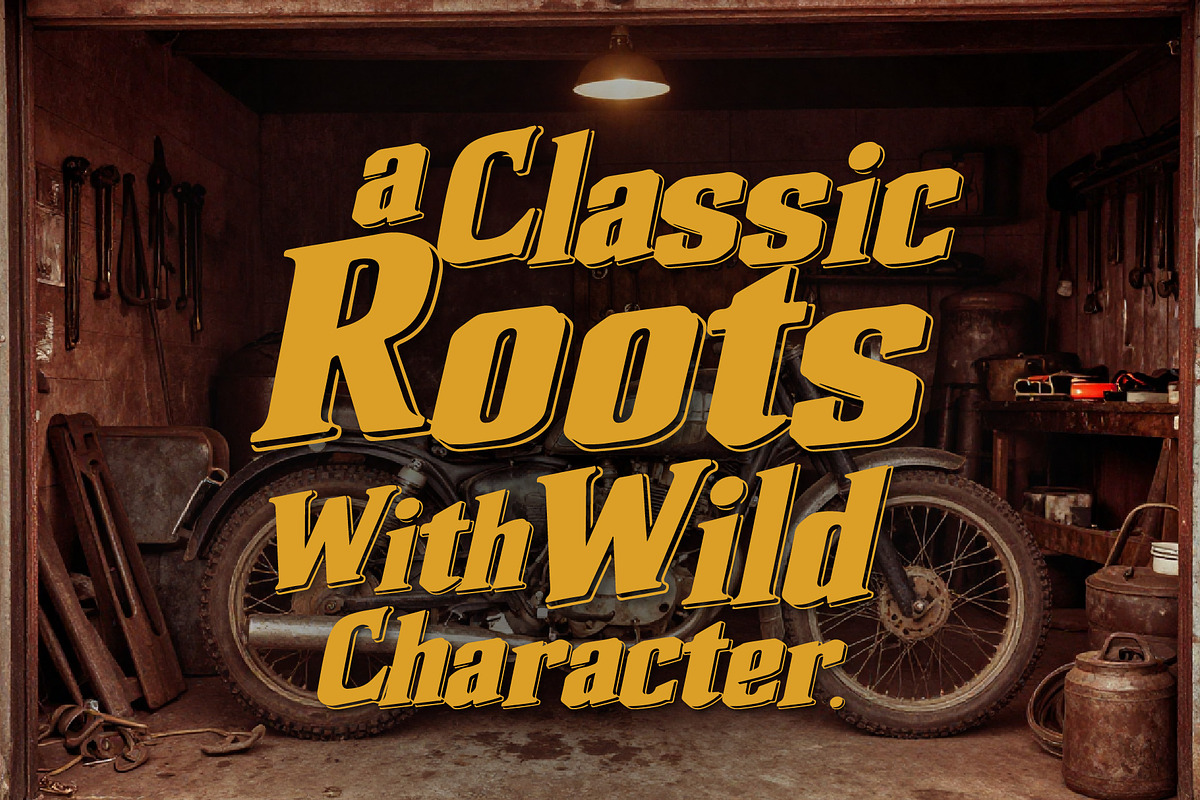 Montac Gartenz - Vintage Power, a Serif Font by HypeWorksCo (Photo 5 of 13)