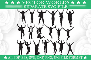 Winning Man Svg, Man, Winner Svg, an Object Graphic by VectorWorlds